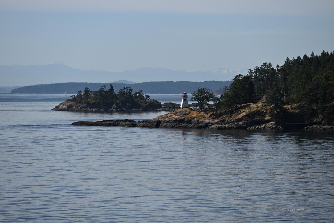 Perhaps my favourite scene on the ferry. This is the Prevost Island Lighthouse