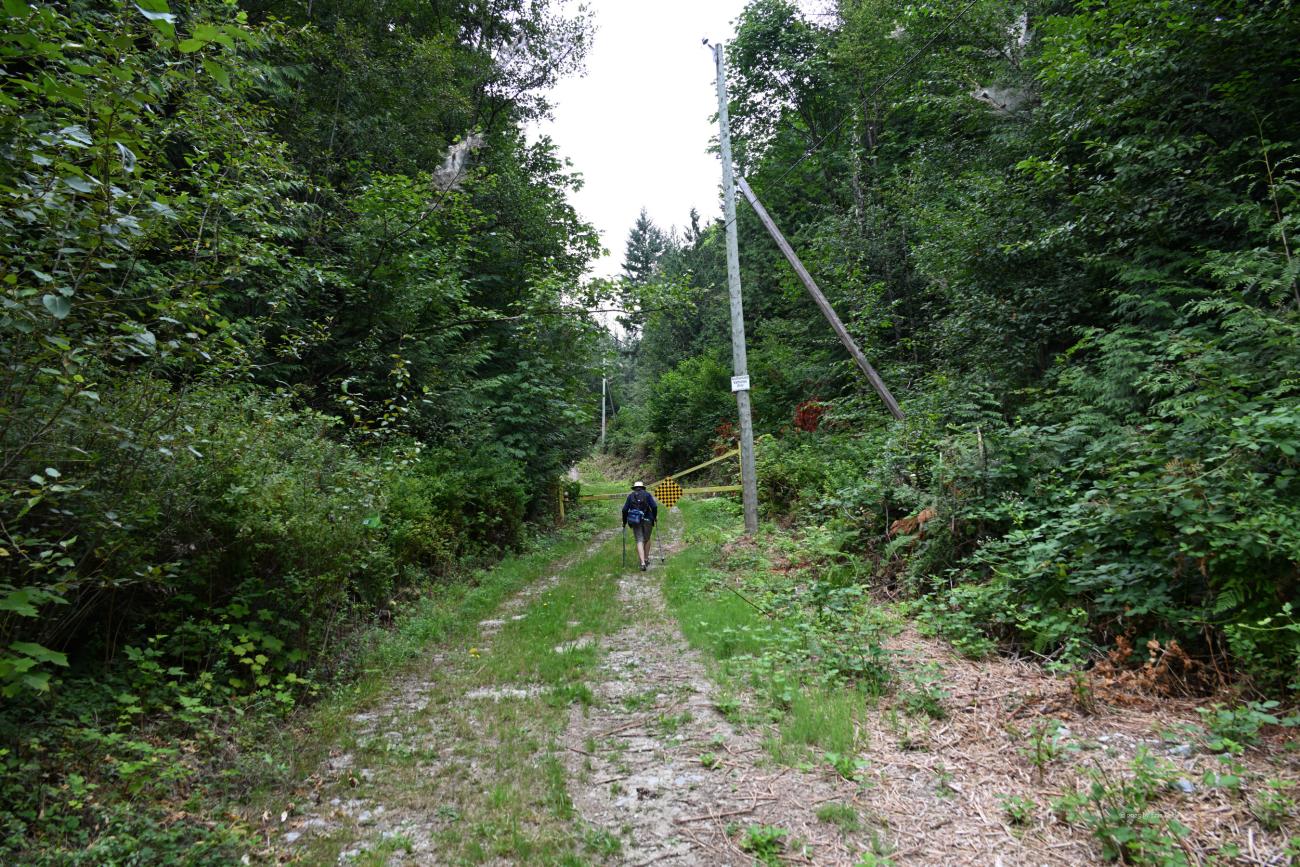 The start of our trek to the summit