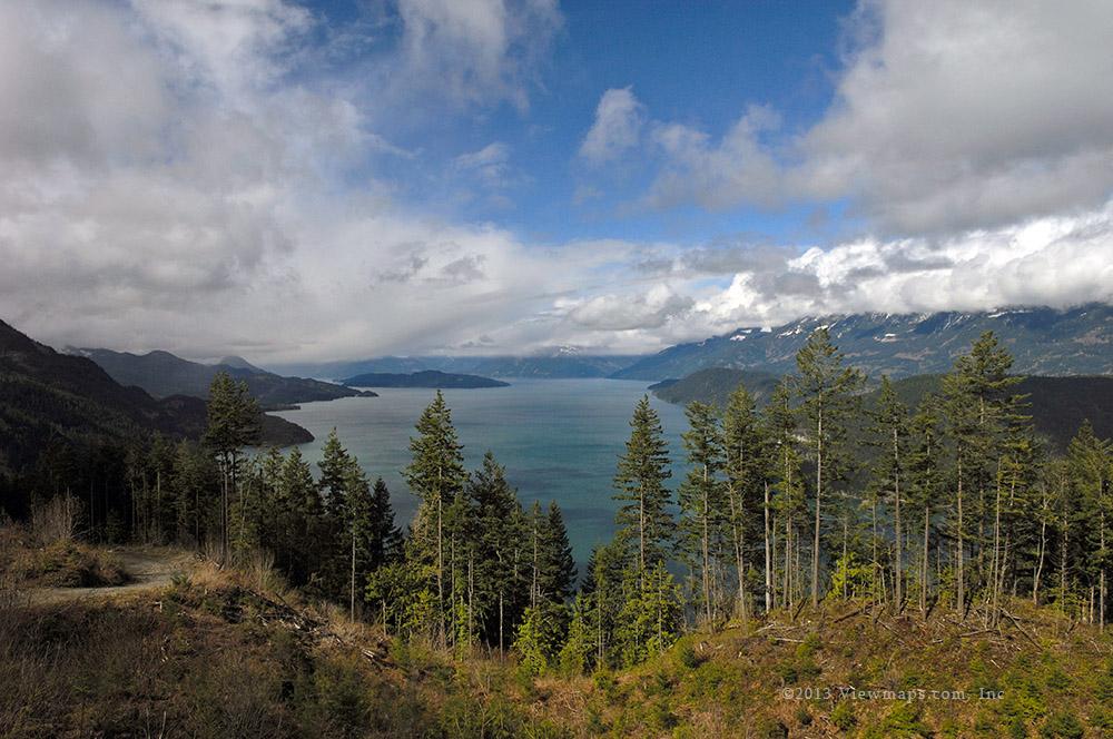 Another northerly view of Harrison Lake