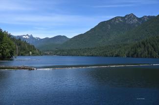 Capilano Lake and the Lions
