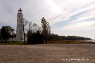 Here we are at the Point Clarke Lighthouse - an historic landmark.