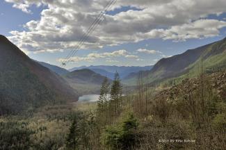 Looking west at Deer Lake 