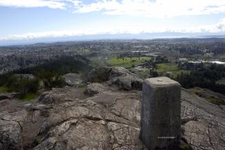 The view of Victoria from Mount Douglas