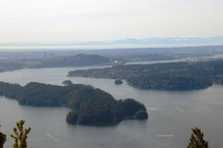 Looking across Indian Arm to Vancouver from the first of the 10 viewpoints