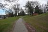 Looking southerly along the central pathway towards the middle of the park